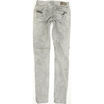 G-Star Midge Mid Women Grey Skinny Slim Stretch Jeans W27 L32