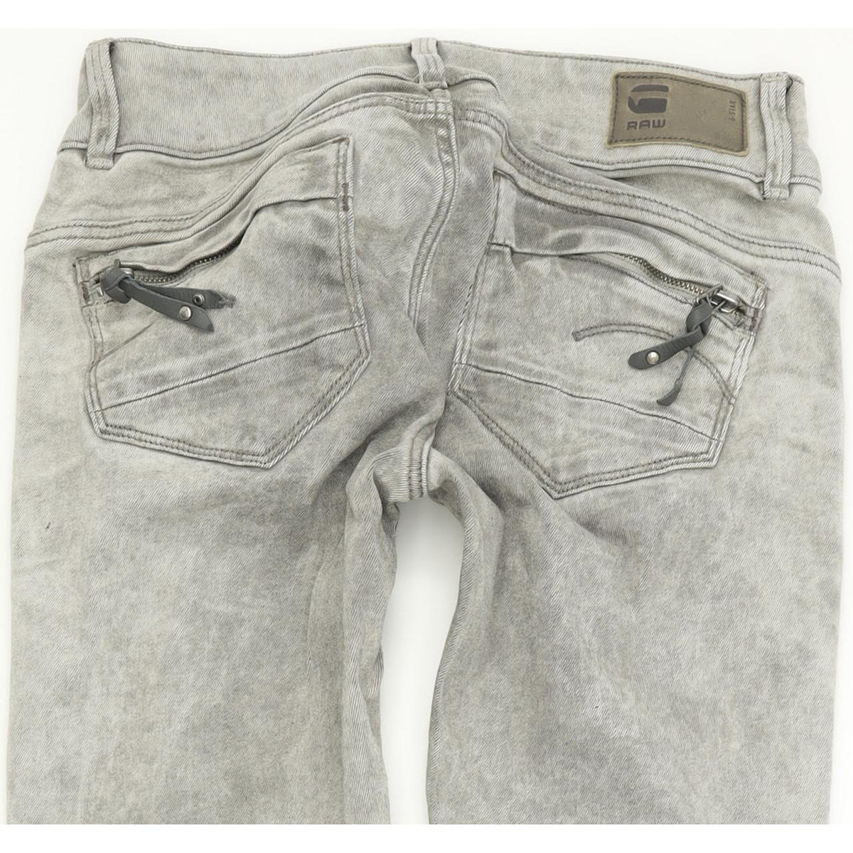 G-Star Midge Mid Women Grey Skinny Slim Stretch Jeans W27 L32