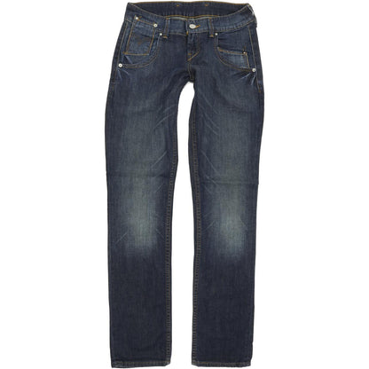 Levi's 571 Women Blue Straight Regular Stretch Jeans W28 L32