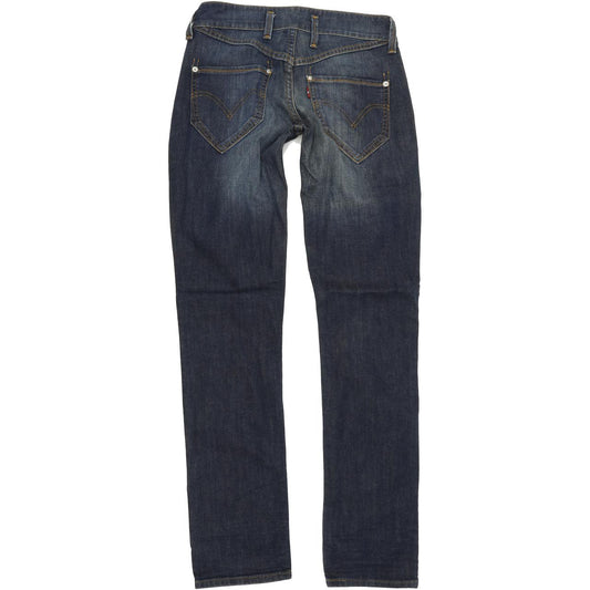 Levi's 571 Women Blue Straight Regular Stretch Jeans W28 L32