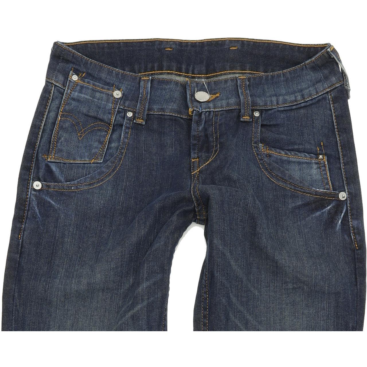 Levi's 571 Women Blue Straight Regular Stretch Jeans W28 L32
