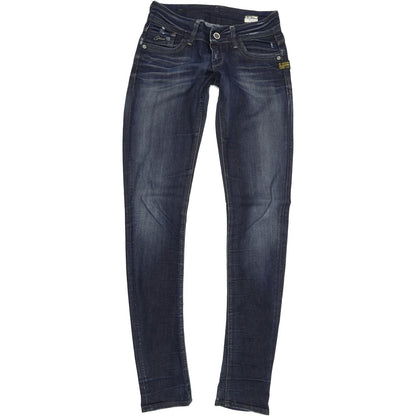 G-Star Women Blue Tapered Slim Stretch Jeans W28 L34