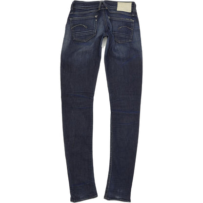 G-Star Women Blue Tapered Slim Stretch Jeans W28 L34