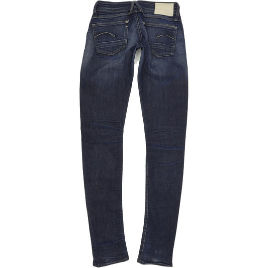 G-Star Women Blue Tapered Slim Stretch Jeans W28 L34
