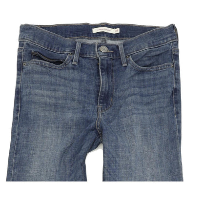 Levi's Slimming Women Blue Straight Regular Stretch Jeans W28 L32