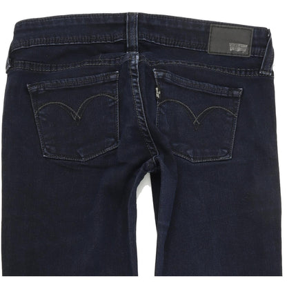 Levi's Slight Curve Women Blue Skinny Slim Stretch Jeans W25 L32