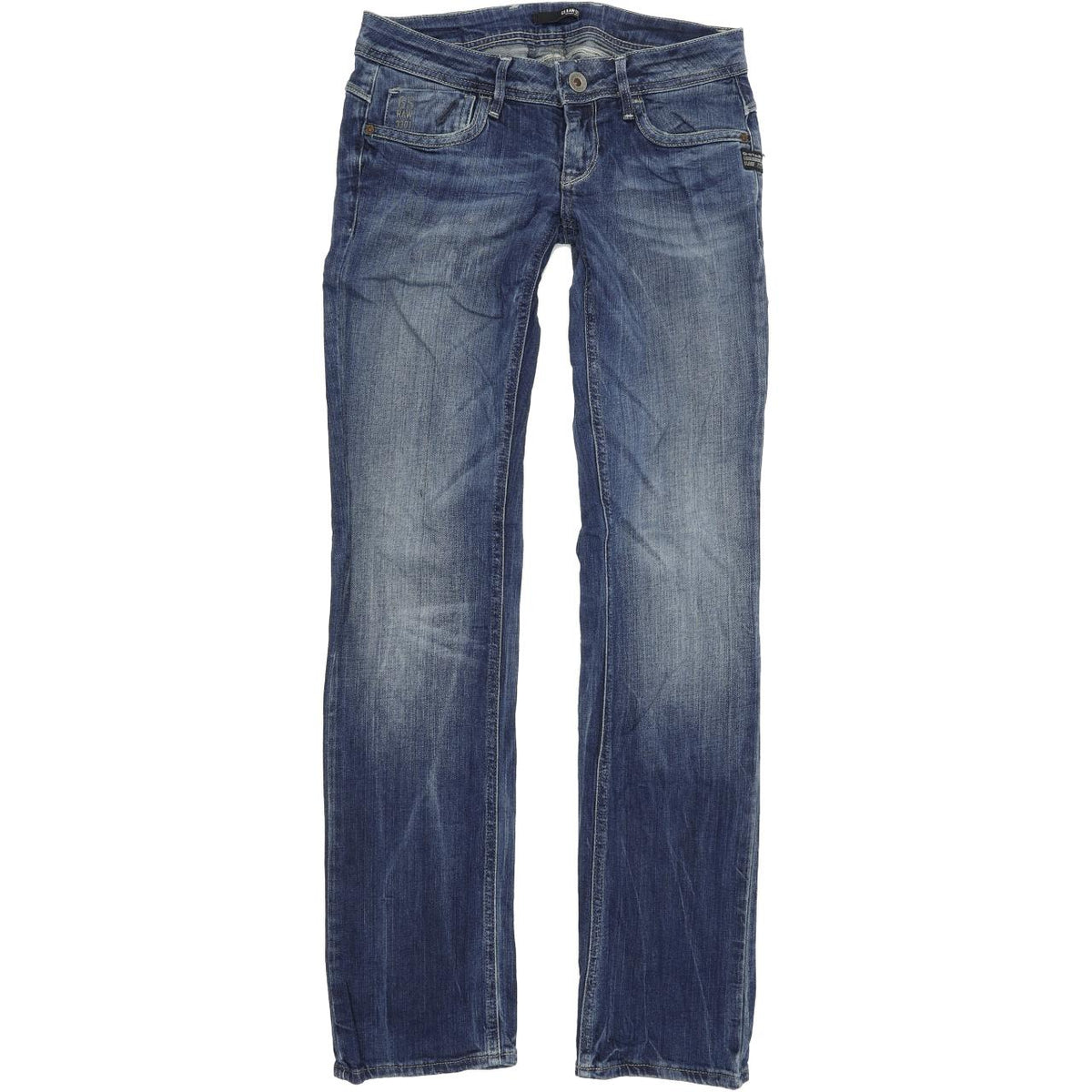 G-Star Attacc Women Blue Straight Regular Stretch Jeans W27 L32