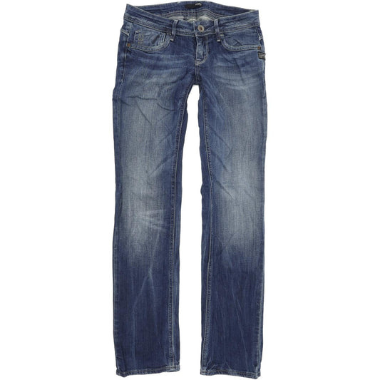 G-Star Attacc Women Blue Straight Regular Stretch Jeans W27 L32