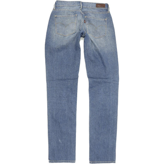 Levi's Demi Curve Women Blue Straight Regular Stretch Jeans W25 L32