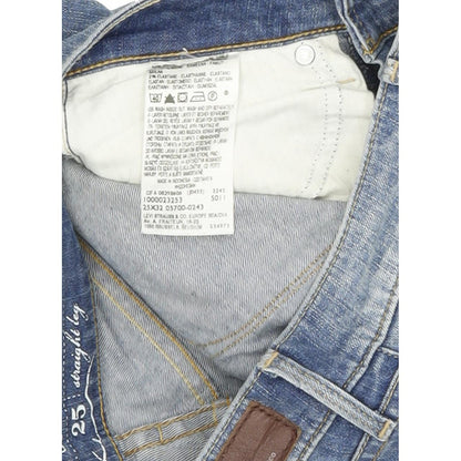 Levi's Demi Curve Women Blue Straight Regular Stretch Jeans W25 L32