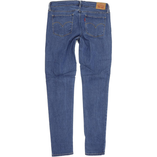 Levi's 711 Women Blue Skinny Slim Stretch Jeans W30 L30