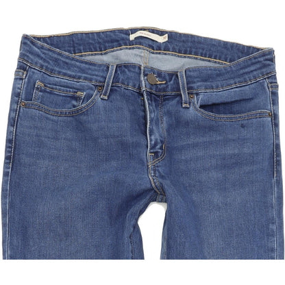 Levi's 711 Women Blue Skinny Slim Stretch Jeans W30 L30
