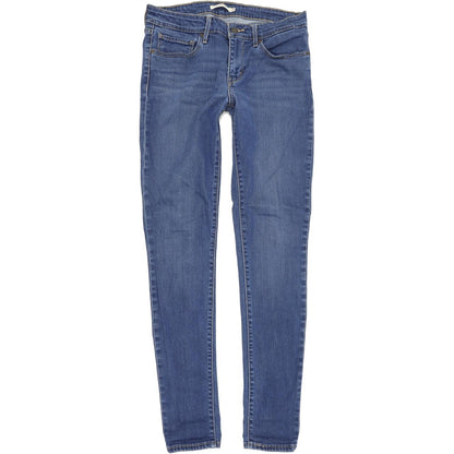 Levi's 711 Women Blue Skinny Slim Stretch Jeans W30 L32