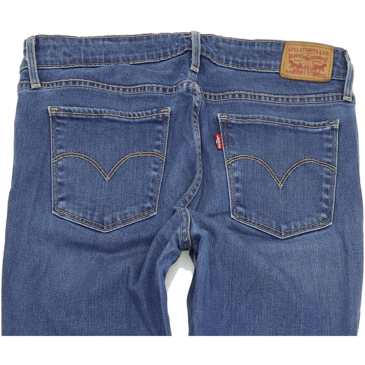 Levi's 711 Women Blue Skinny Slim Stretch Jeans W30 L32