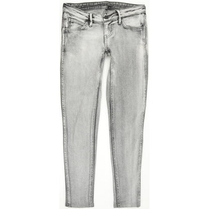 Levi's Line 8 Women Grey Skinny Slim Stretch Jeans W25 L26