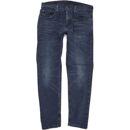 Levi's 512 Men Blue Skinny Slim Stretch Jeans W30 L28