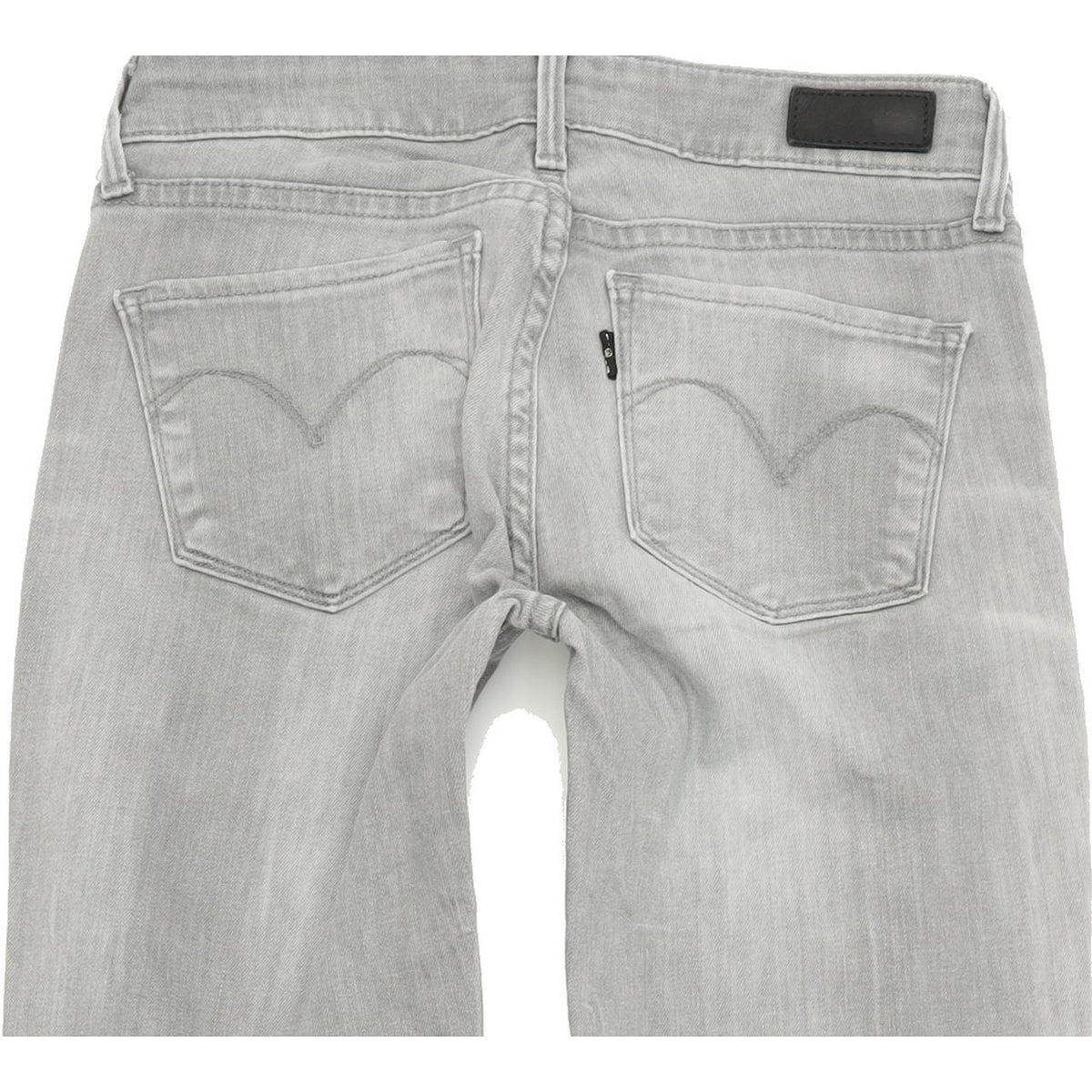 Levi's Demi Curve Women Grey Skinny Slim Stretch Jeans W25 L31