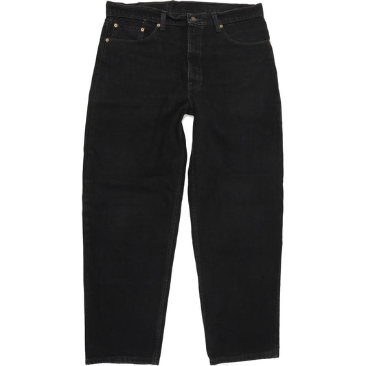 Levi's 550 Made in USA Black Straight Relaxed Mom Jeans High Waisted W38 L30