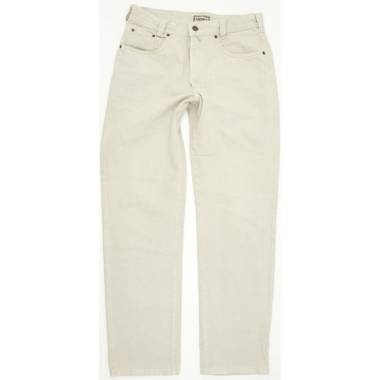 Joker Three Famous Tailors Men Beige Straight Regular Jeans W32 L32
