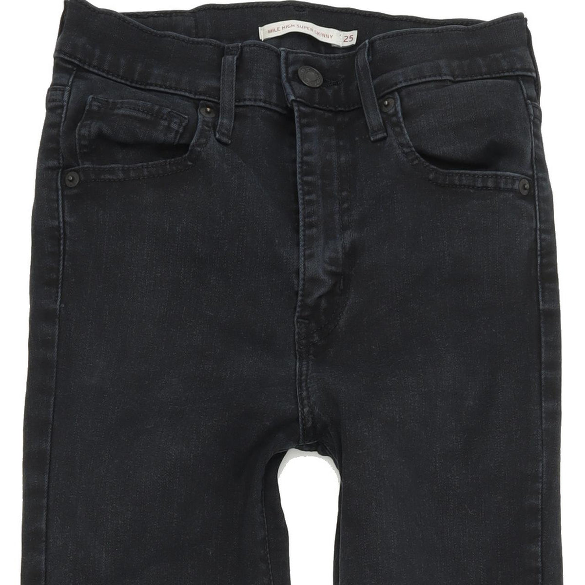 Levi's Mile High Super Women Blue Skinny Slim Stretch Jeans W25 L30