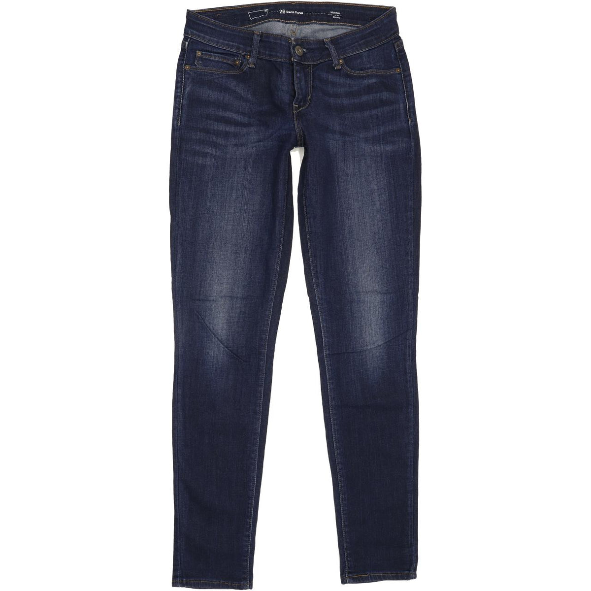Levi's Demi Curve Women Blue Skinny Slim Stretch Jeans W26 L30