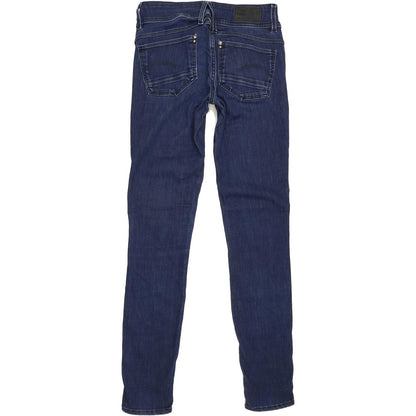 G-Star Lynn Women Blue Skinny Slim Stretch Jeans W24 L30