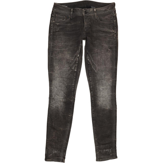 G-Star 3301 Women Charcoal Skinny Slim Stretch Jeans W30 L31