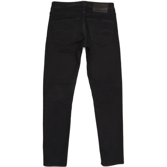 G-Star 3301 Men Black Straight Slim Stretch Jeans W29 L30