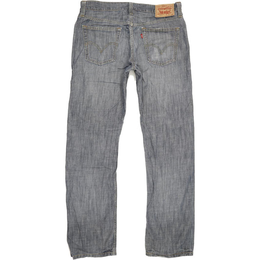 Levi's 514 Men Blue Straight Slim Jeans W34 L32