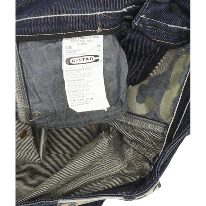G-Star Saville Women Blue Straight Slim Stretch Jeans W27 L33