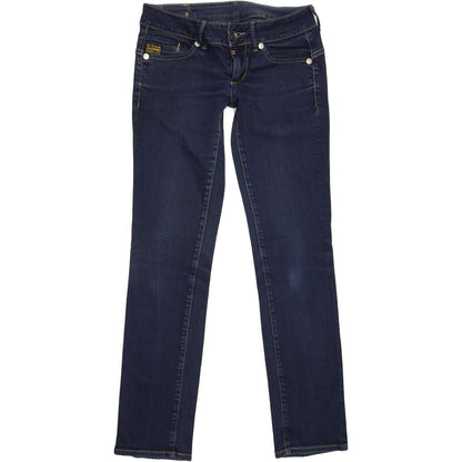 G-Star Women Blue Straight Slim Jeans W26 L30