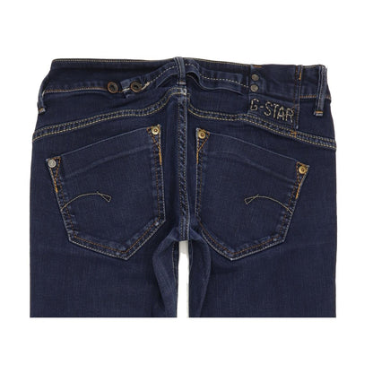 G-Star Women Blue Straight Slim Jeans W26 L30