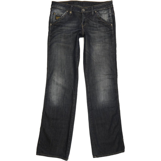 G-Star 3301 Women Blue Bootcut Loose Jeans W30 L33