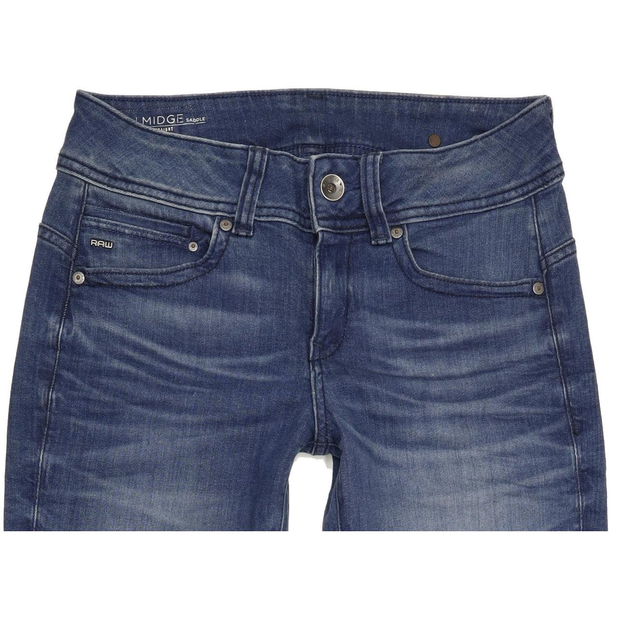 G-Star Midge Women Blue Straight Regular Jeans W29 L28