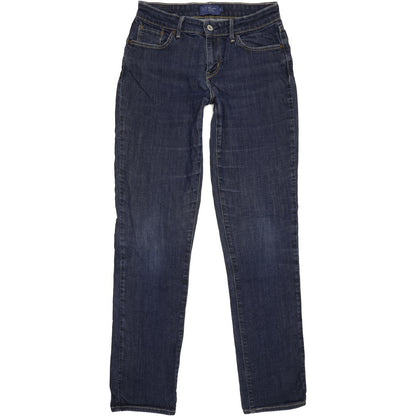 Levi's Demi Curve Women Blue Straight Slim Stretch Jeans W29 L33