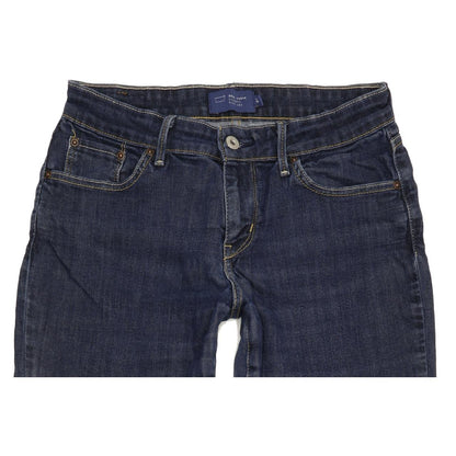 Levi's Demi Curve Women Blue Straight Slim Stretch Jeans W29 L33