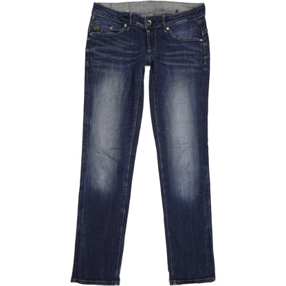 G-Star Midge Women Blue Straight Slim Stretch Jeans W29 L31