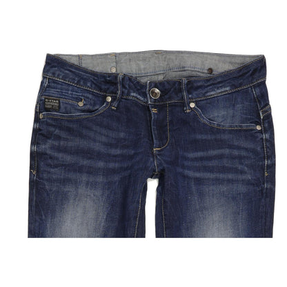 G-Star Midge Women Blue Straight Slim Stretch Jeans W29 L31