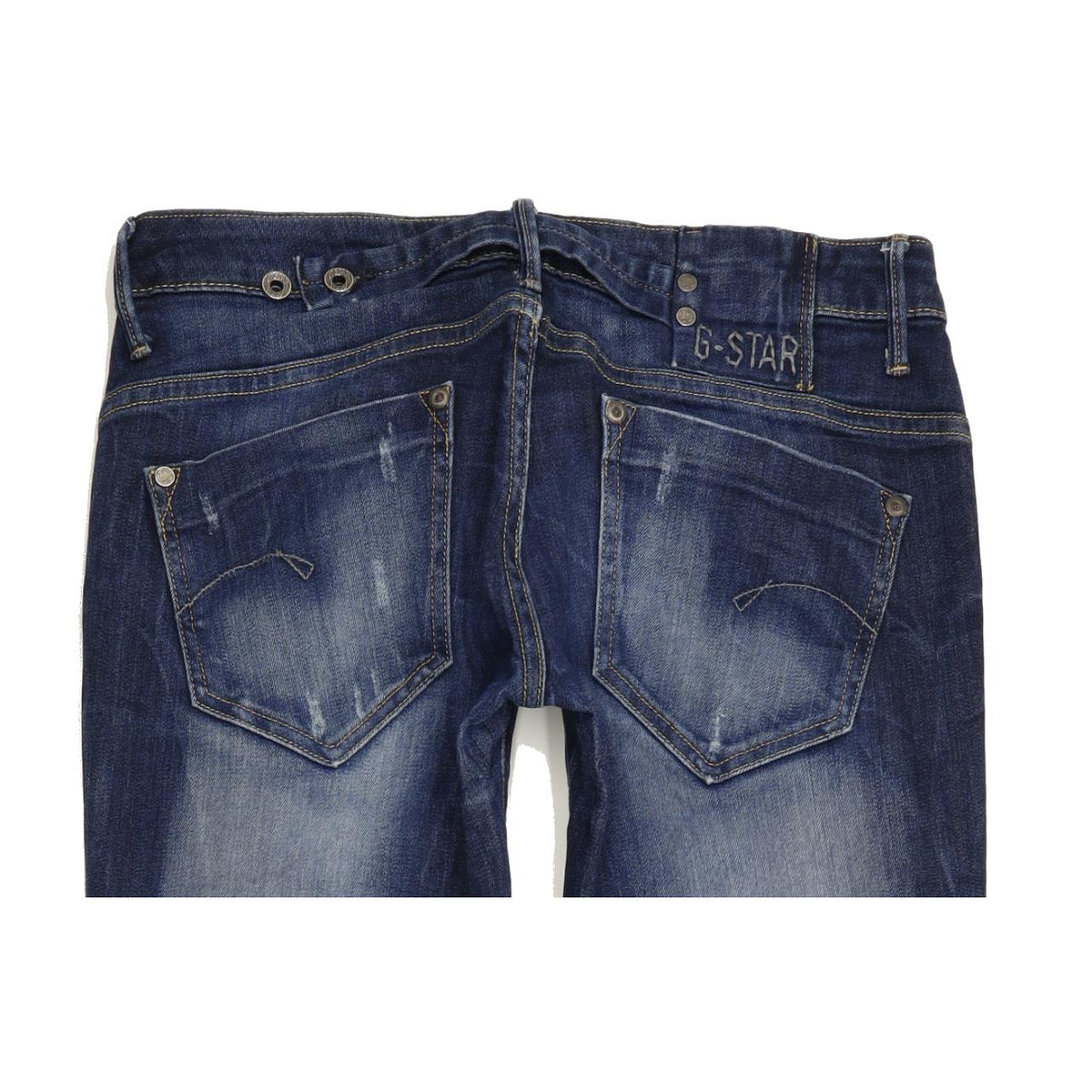 G-Star Midge Women Blue Straight Slim Stretch Jeans W29 L31