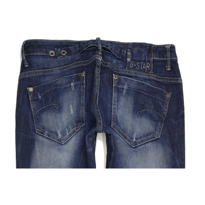 G-Star Midge Women Blue Straight Slim Stretch Jeans W29 L31