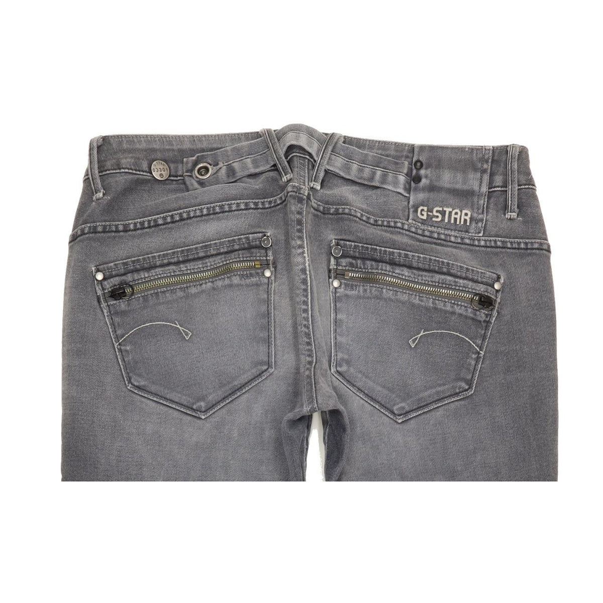 G-Star Corvet Women Grey Straight Slim Stretch Jeans W31 L31