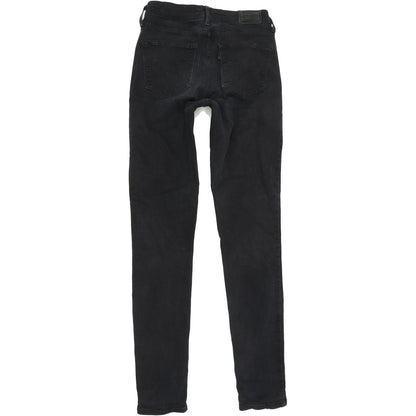 Levi's 721 High Rise Women Black Skinny Slim Stretch Jeans W28 L32