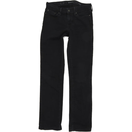 Levi's Slight Curve Women Black Straight Regular Stretch Jeans W27 L30