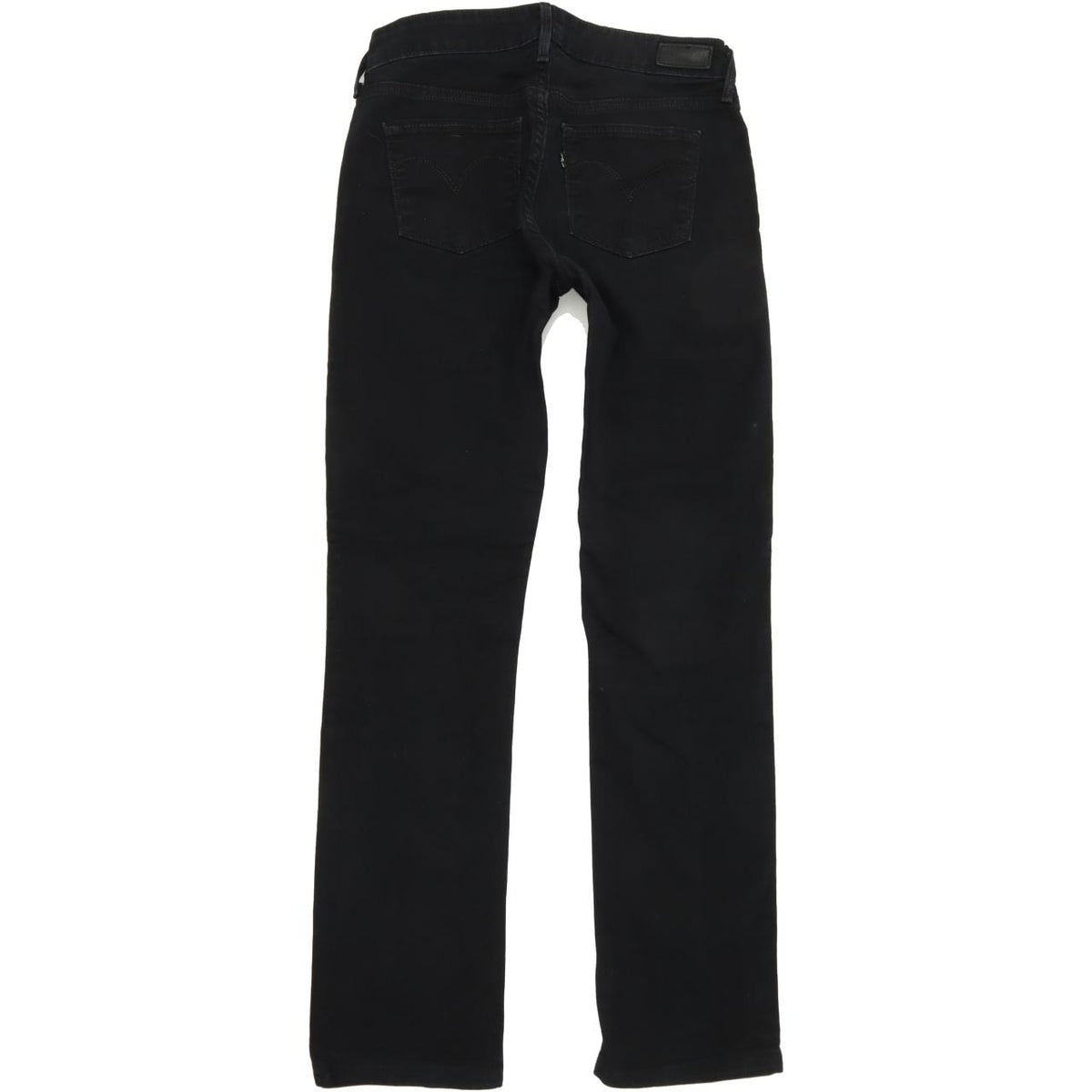 Levi's Slight Curve Women Black Straight Regular Stretch Jeans W27 L30