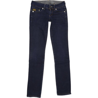 G-Star Midge Women Blue Straight Slim Stretch Jeans W27 L32