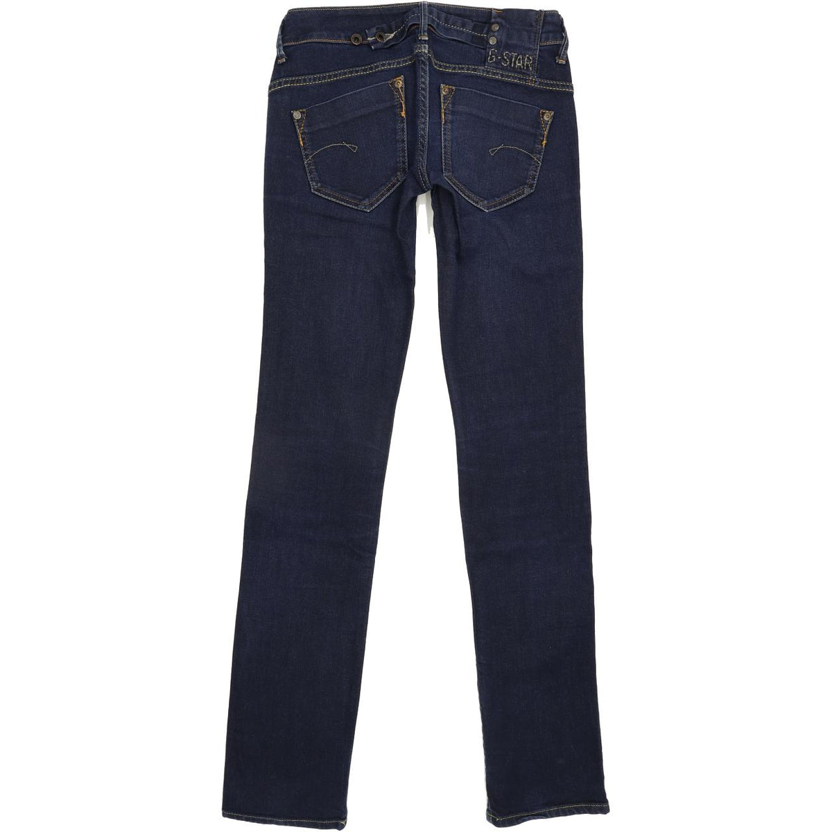 G-Star Midge Women Blue Straight Slim Stretch Jeans W27 L32
