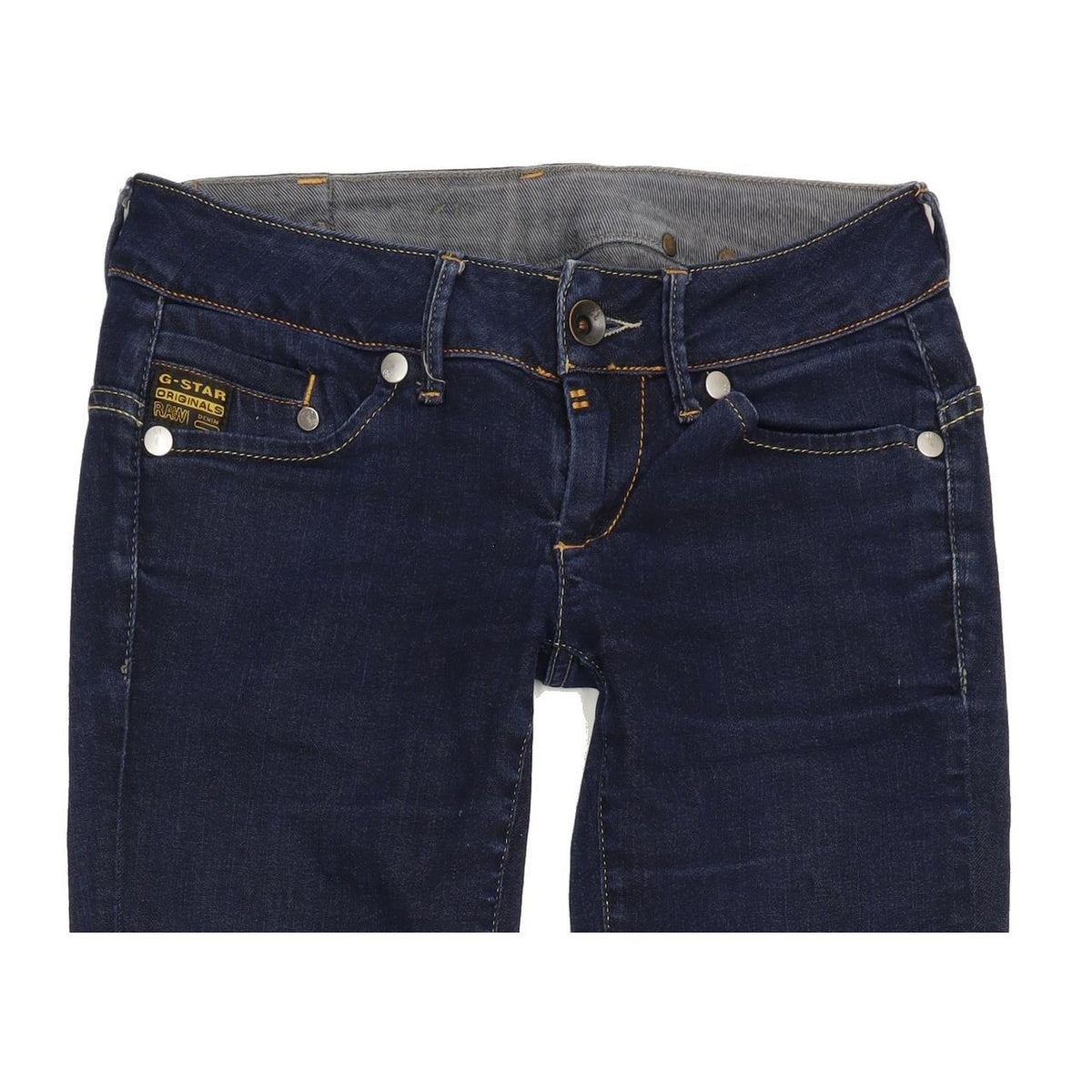 G-Star Midge Women Blue Straight Slim Stretch Jeans W27 L32