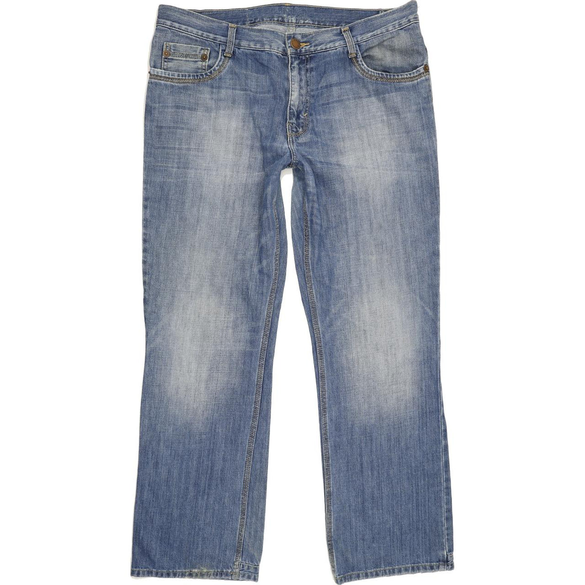 Wrangler Hero Men Blue Straight Regular Jeans W36 L31