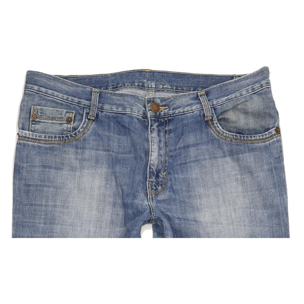 Wrangler Hero Men Blue Straight Regular Jeans W36 L31
