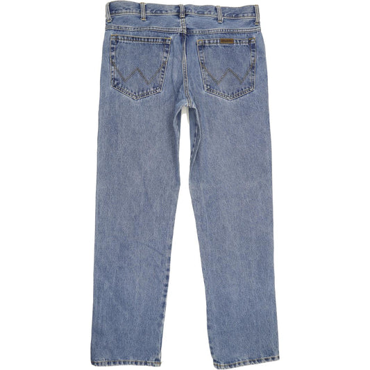 Wrangler Men Blue Straight Regular Jeans W36 L32